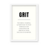Grit Quote Wall Art