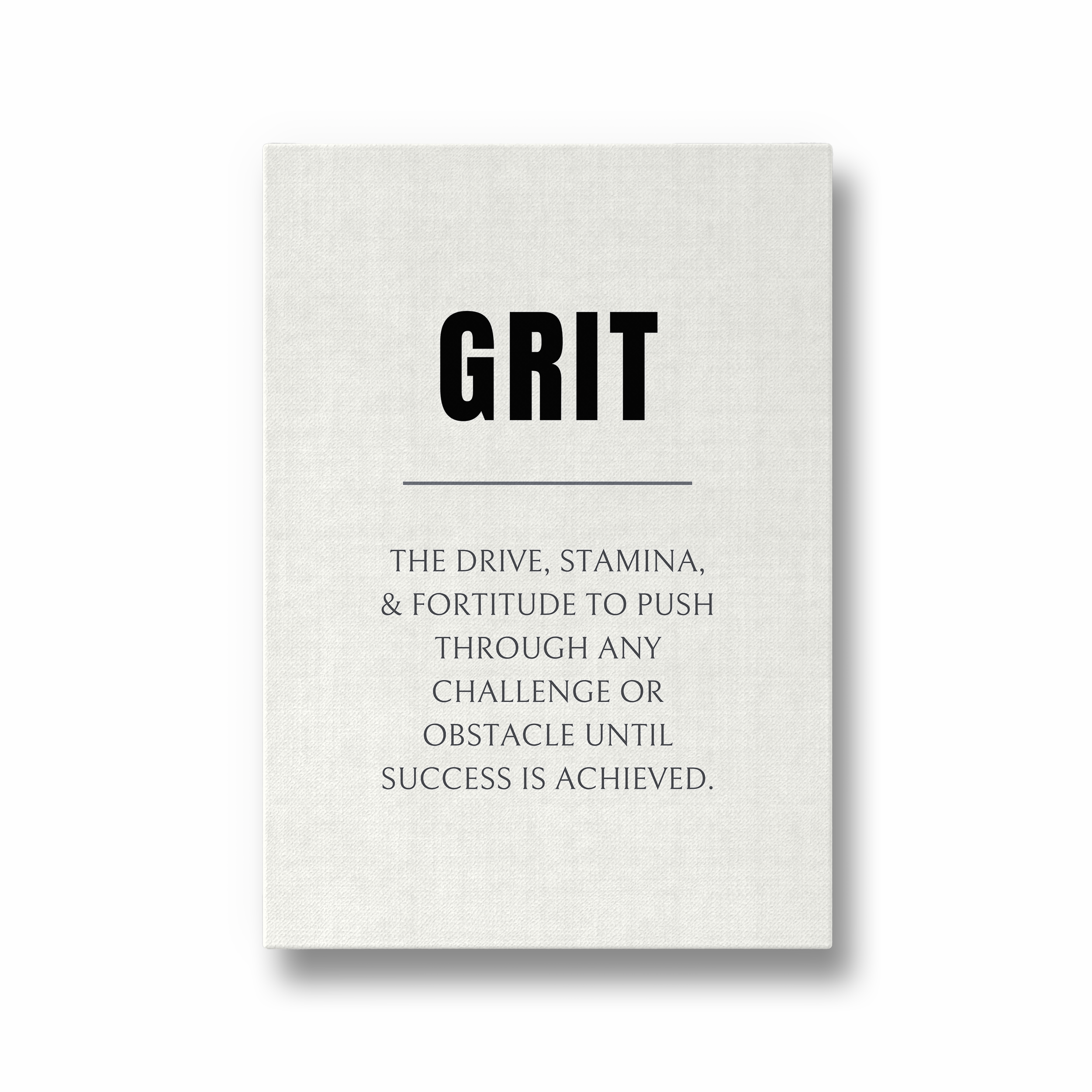 Grit Quote Wall Art