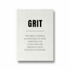 Grit Quote Wall Art