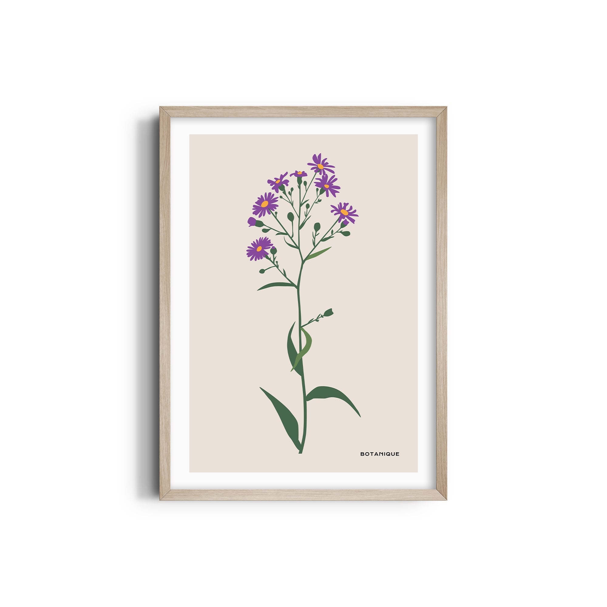 Floral Flourish Botanical Modern Wall Art