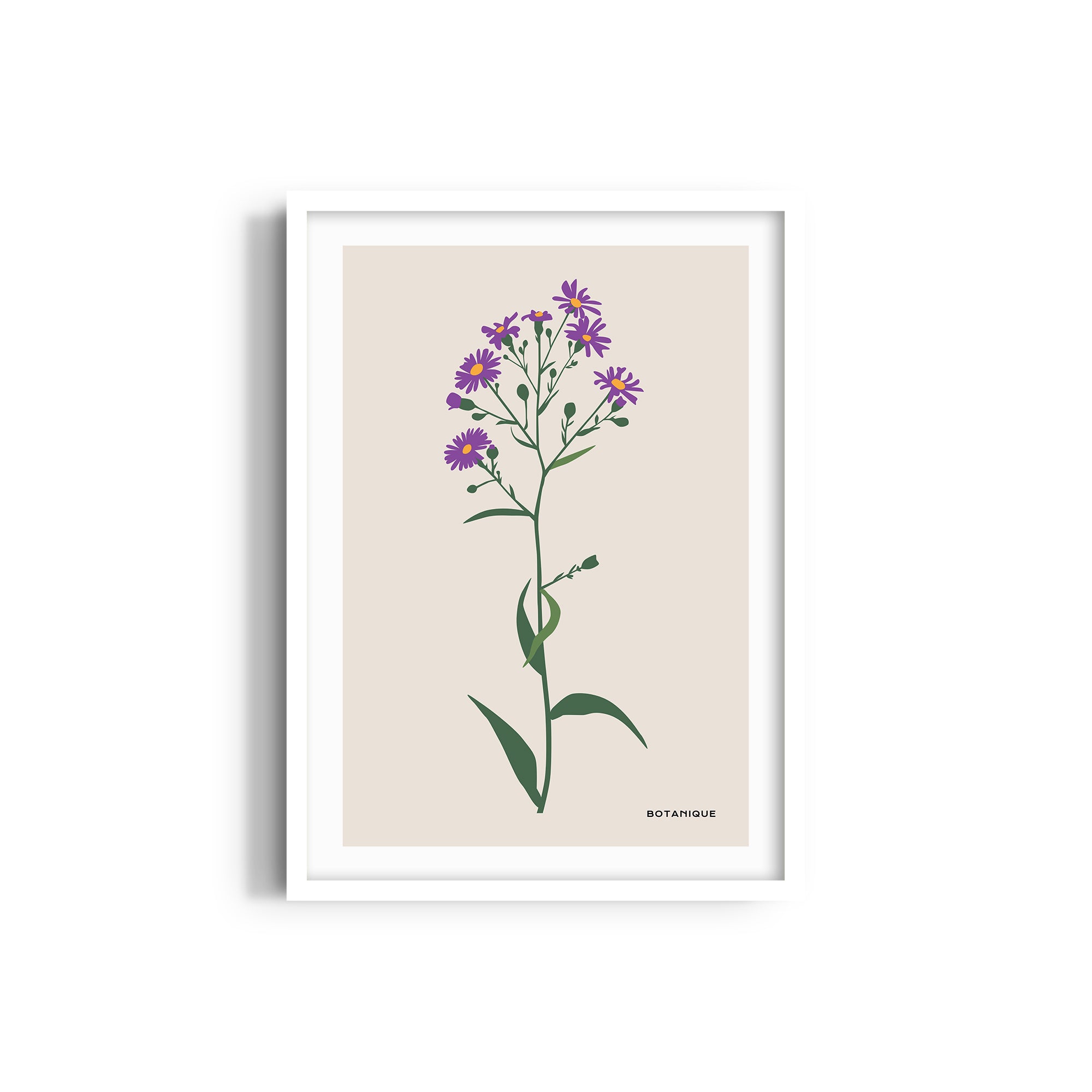 Floral Flourish Botanical Modern Wall Art