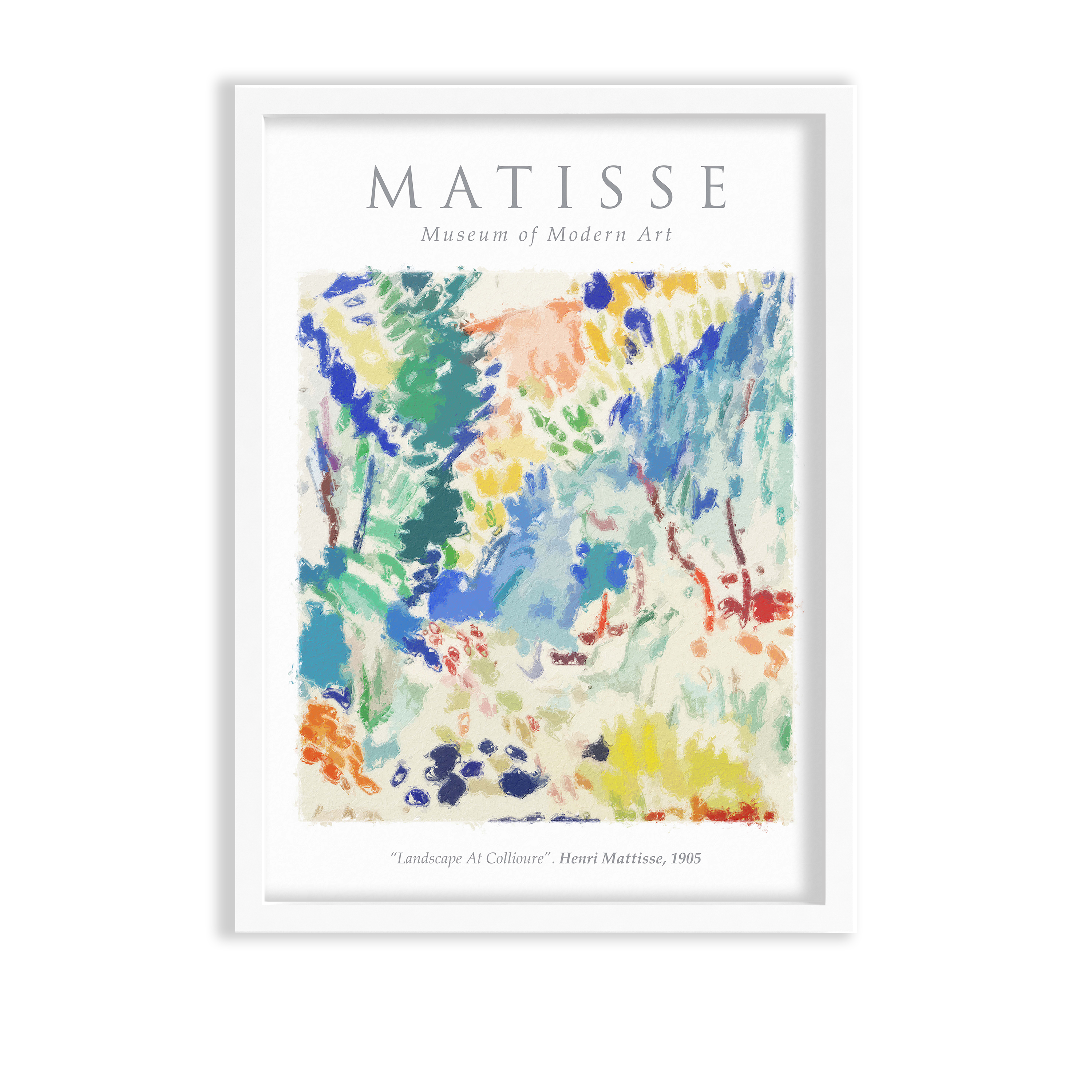 Landscape at Collioure Modern Wall Art