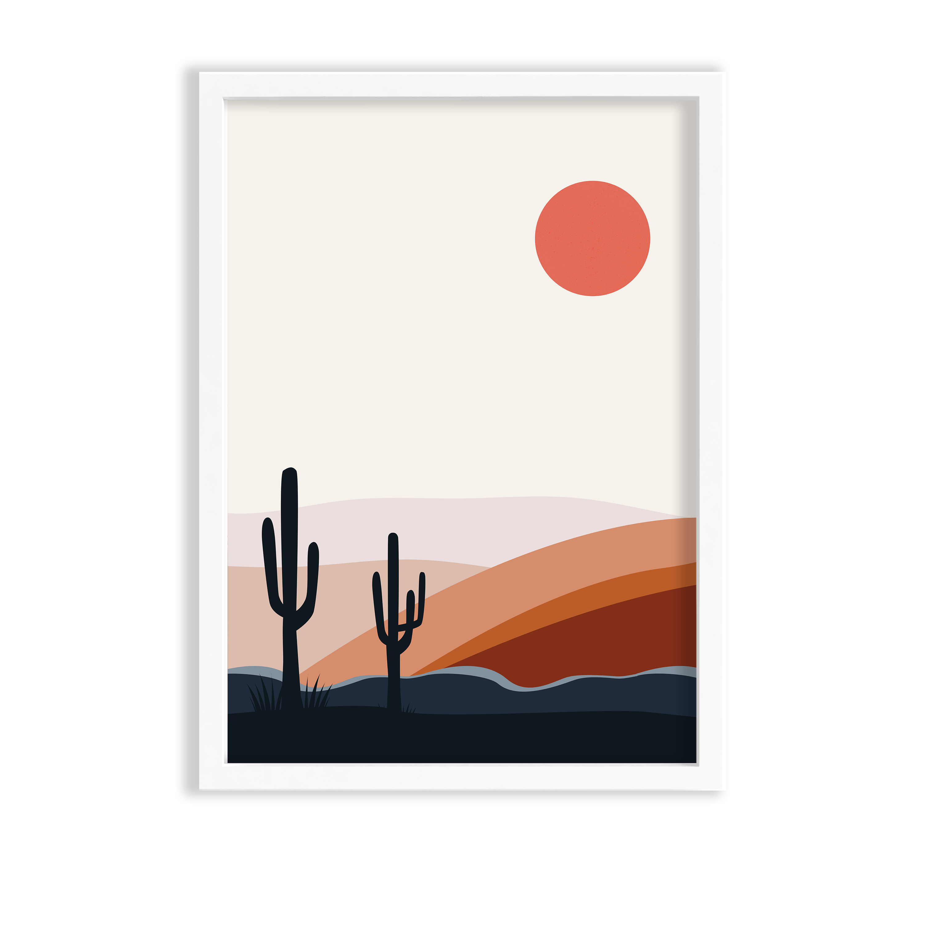 A Young Sun Landscape Modern Wall Art