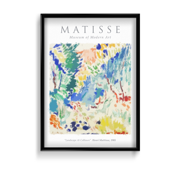 Landscape at Collioure Modern Wall Art