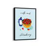 Milk and Strawberry Artistic Wall Art