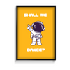 Shall We Dance Kid Astronaut Wall Art