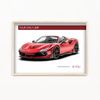 Your only limit is you - Ferrari F8 Spider Wall Poster