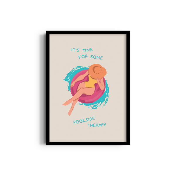 Poolside Therapy Journey Wall Art