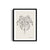 Mask Modern Line Wall Art