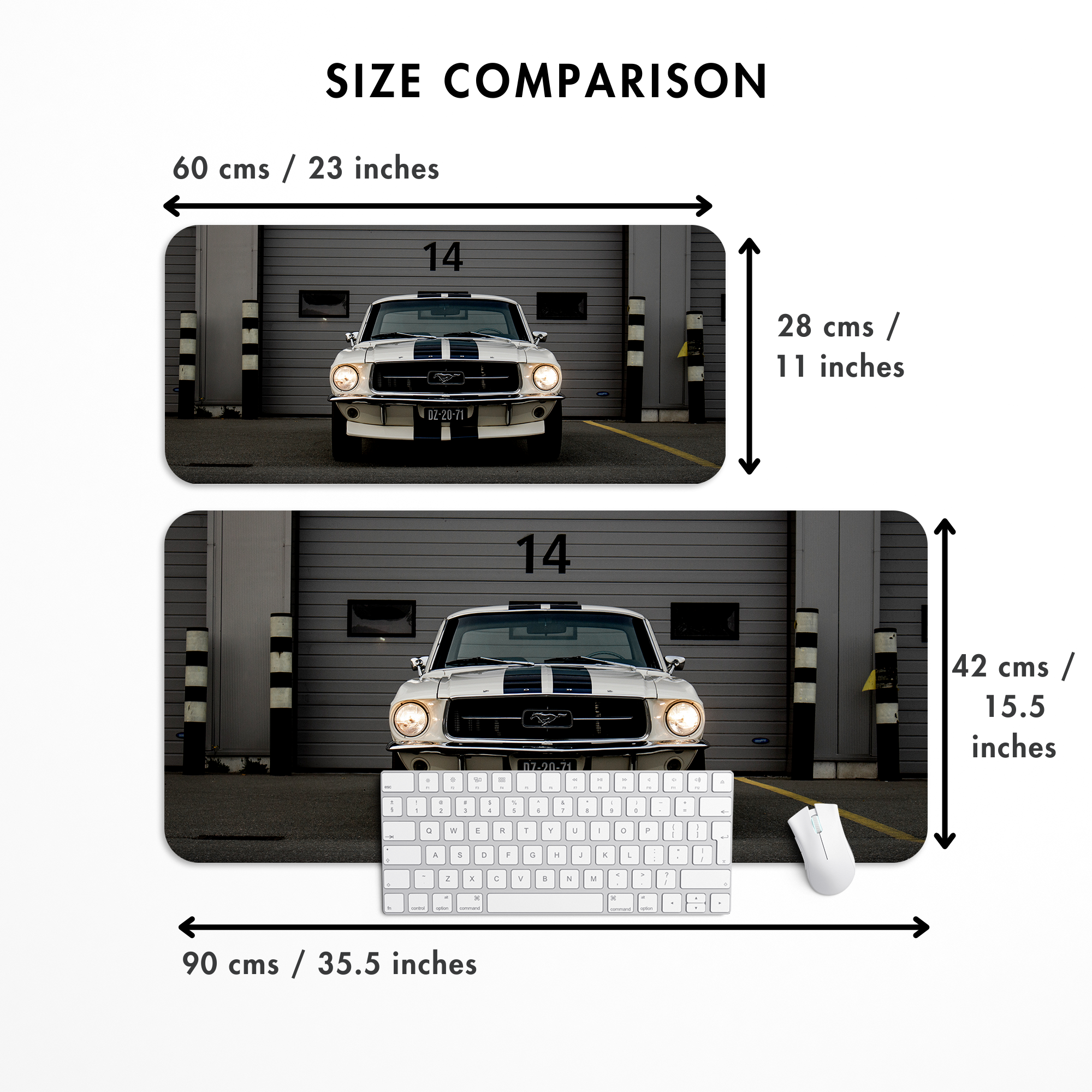 Beautiful Vintage Car Desk Mat | Desk Pad | Mouse Pad