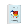 Milk and Strawberry Artistic Wall Art