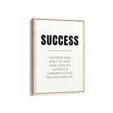 Success Quote Wall Art