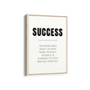 Success Quote Wall Art