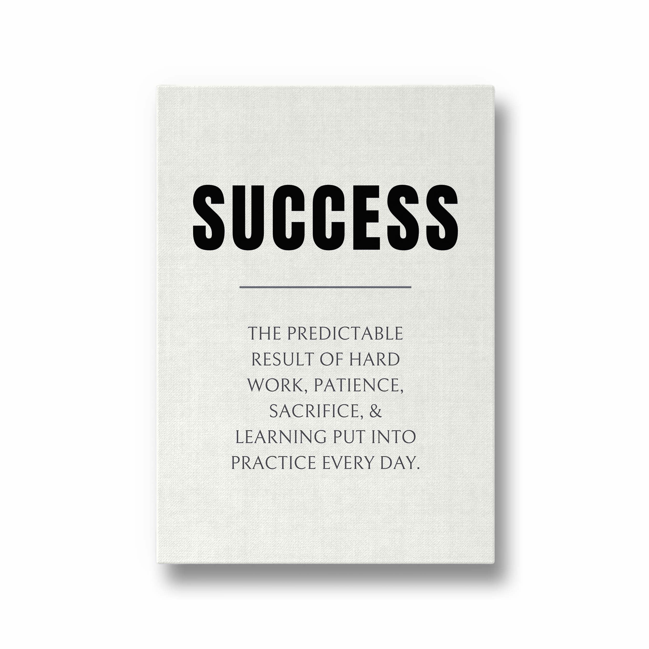 Success Quote Wall Art