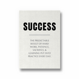 Success Quote Wall Art