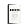 Success Quote Wall Art