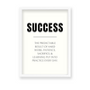 Success Quote Wall Art