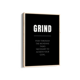 Grind Quote Wall Art