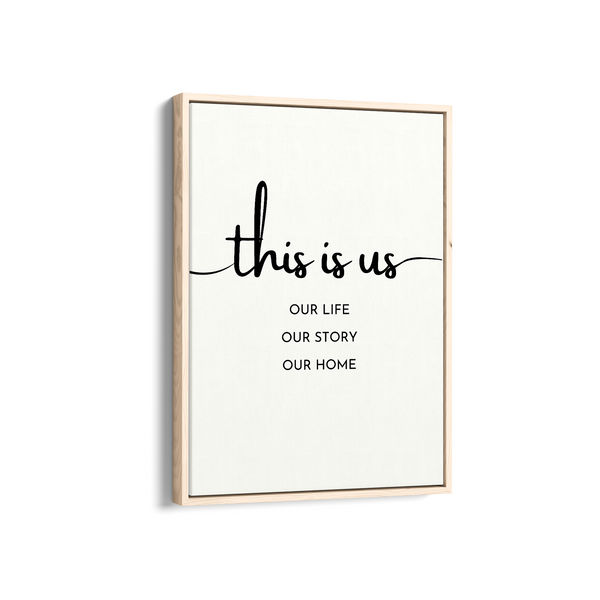 This is us Quote Wall Art