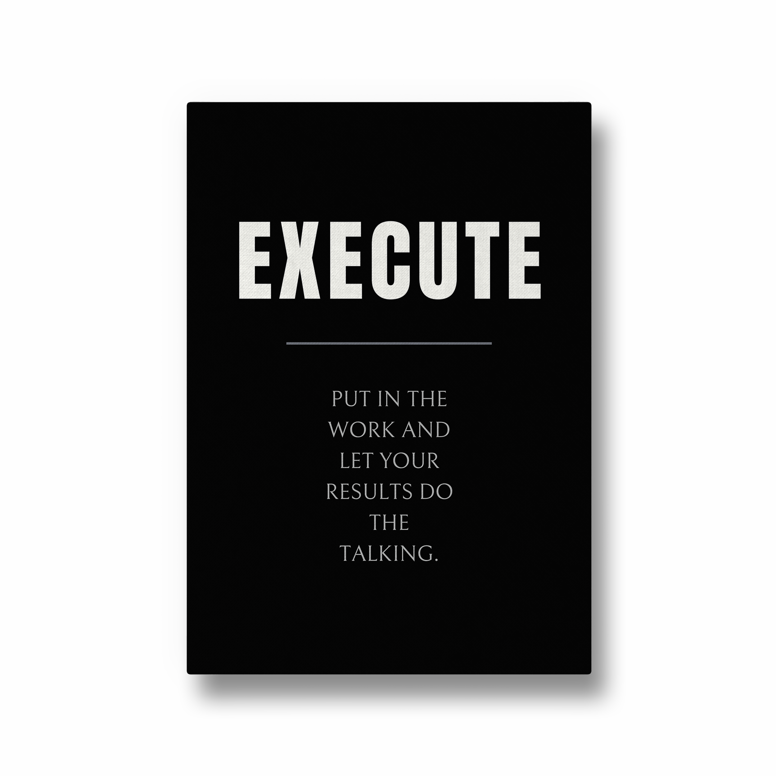 Execute Quote Wall Art - The Mortal Soul
