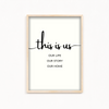 This is us Quote Wall Art