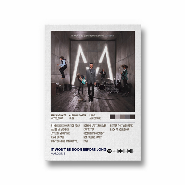 It Won't Be Soon Before Long by Maroon 5 Album Poster