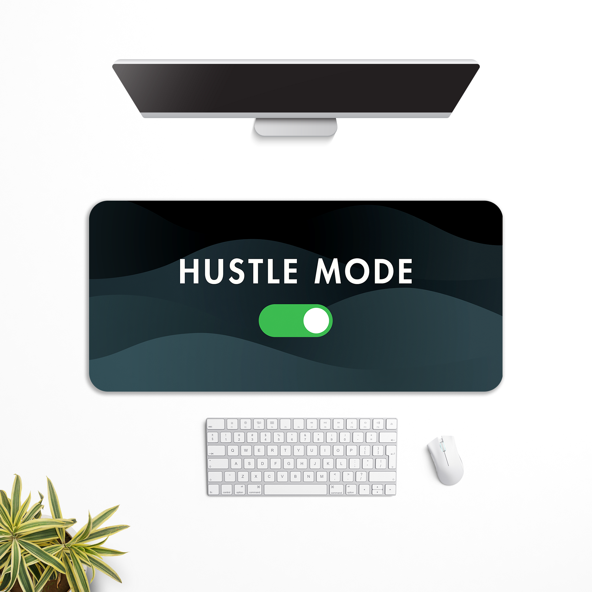 Hustle Mode On Desk Mat | Desk Pad | Mouse Pad