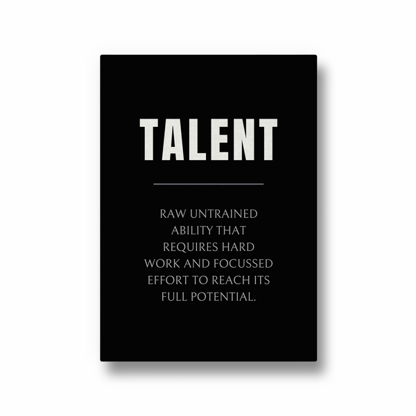 Talent Quote Wall Art - The Mortal Soul