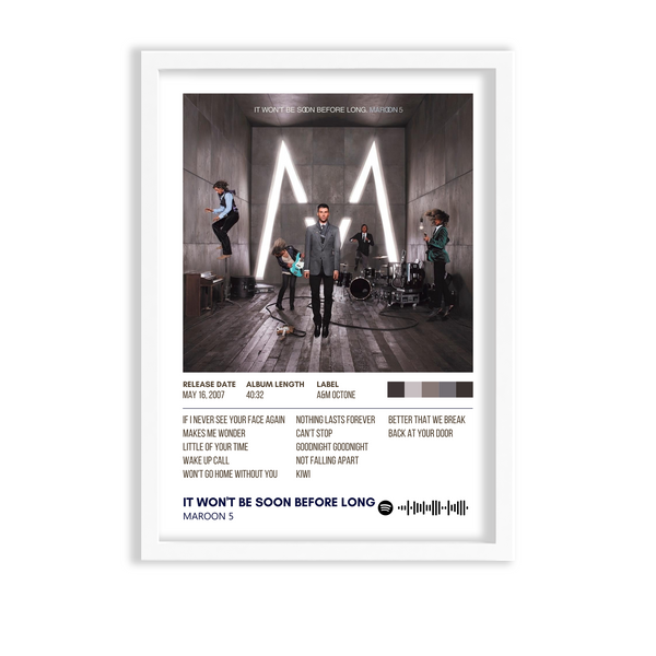 It Won't Be Soon Before Long by Maroon 5 Album Poster