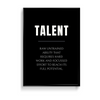 Talent Quote Wall Art - The Mortal Soul