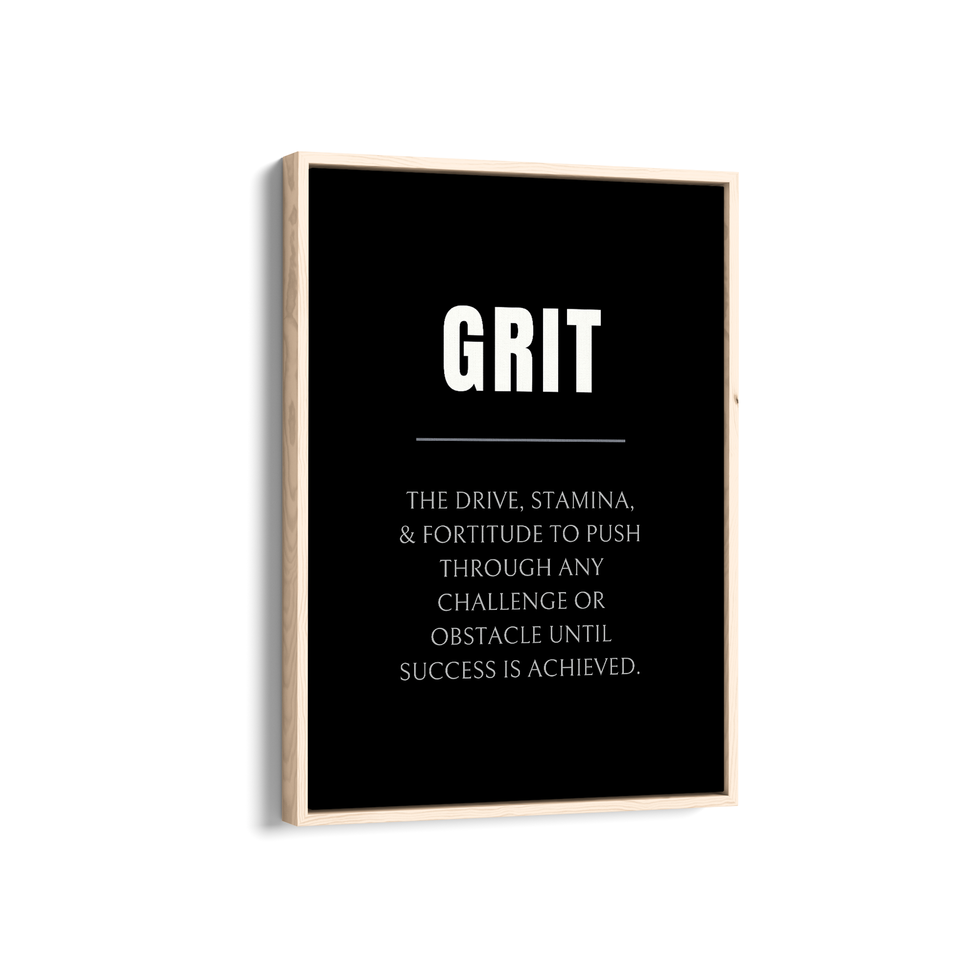 Grit Quote Wall Art
