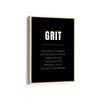 Grit Quote Wall Art