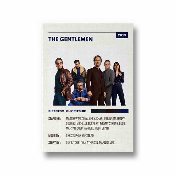 The Gentlemen Retro Wall Art