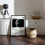 John Wick Retro Wall Art