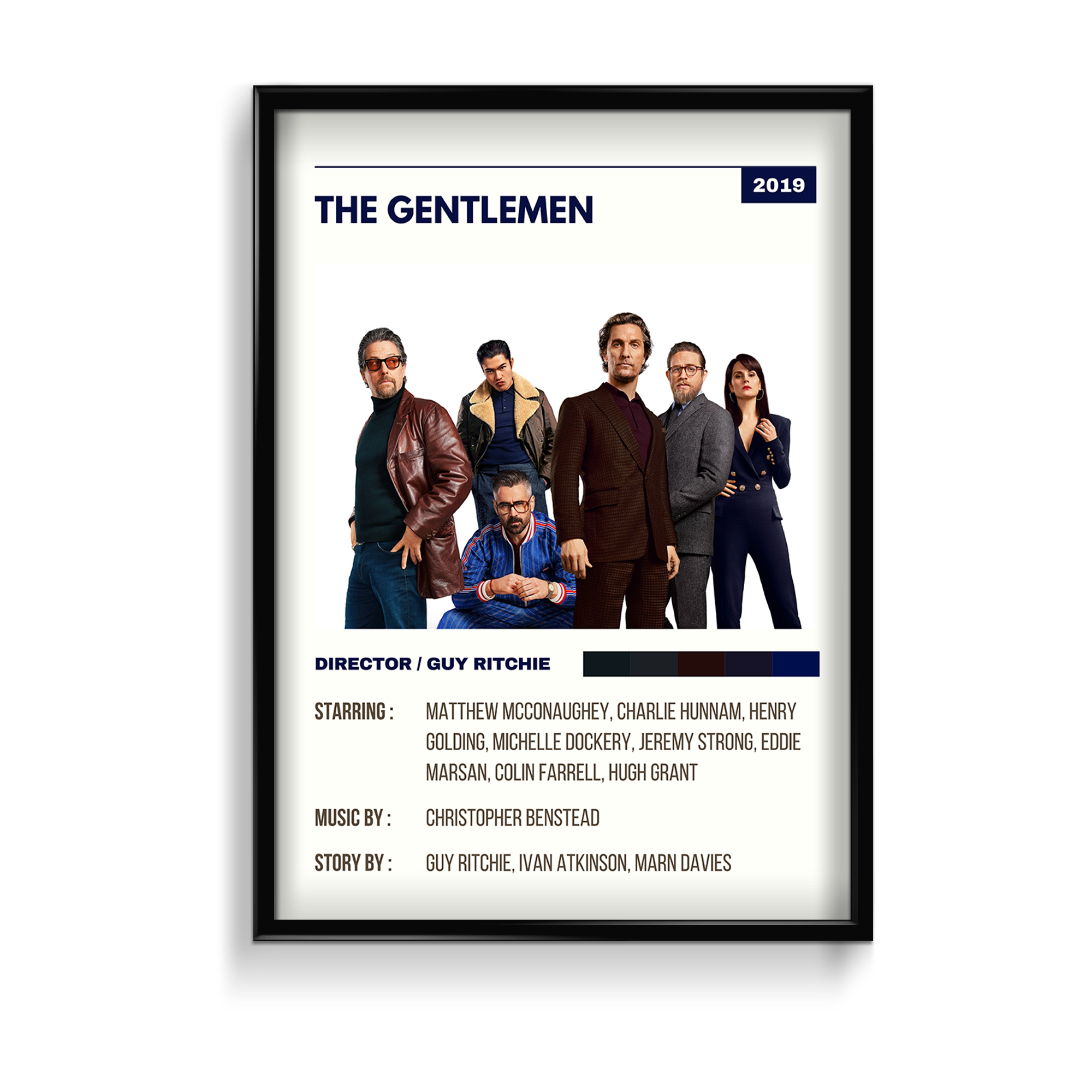 The Gentlemen Retro Wall Art