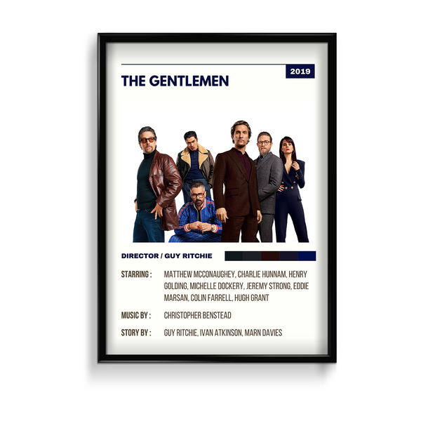 The Gentlemen Retro Wall Art