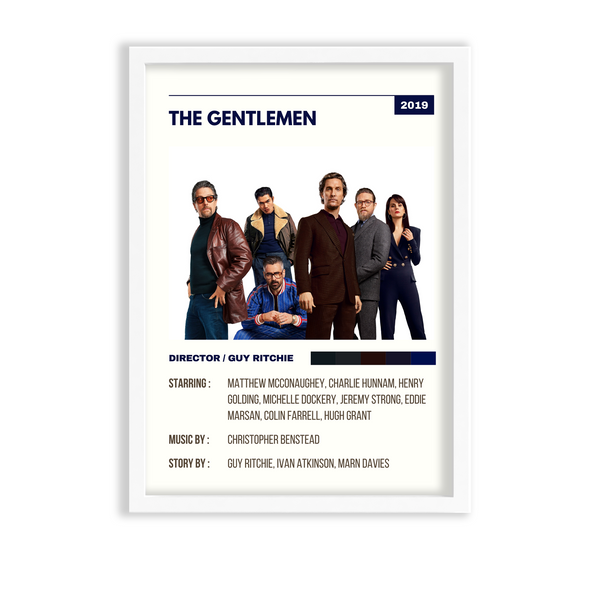 The Gentlemen Retro Wall Art