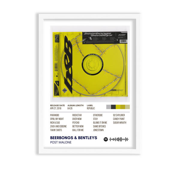 Beerbongs & Bentleys by Post Malone Album Poster
