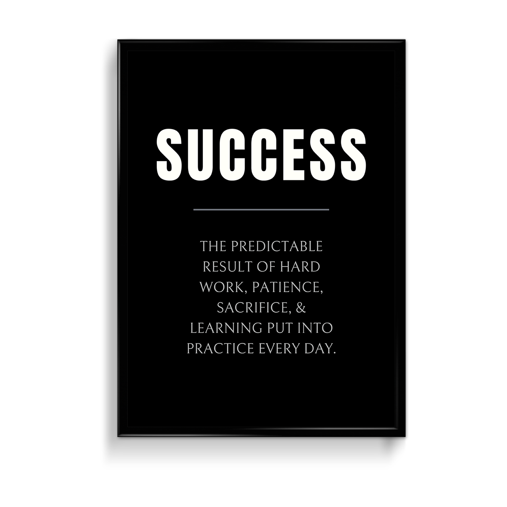Success Quote Wall Art - The Mortal Soul