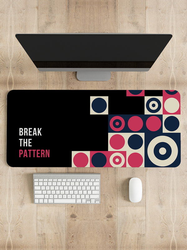Break the pattern Desk Mat | Desk Pad | Mouse Pad