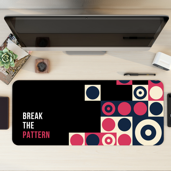Break the pattern Desk Mat | Desk Pad | Mouse Pad