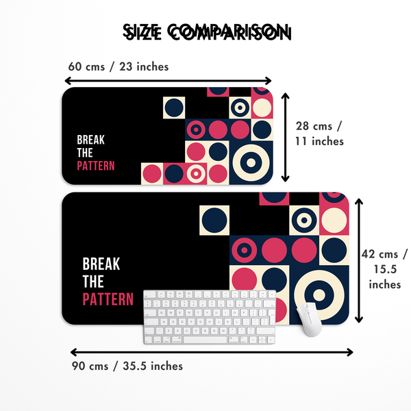 Break the pattern Desk Mat | Desk Pad | Mouse Pad