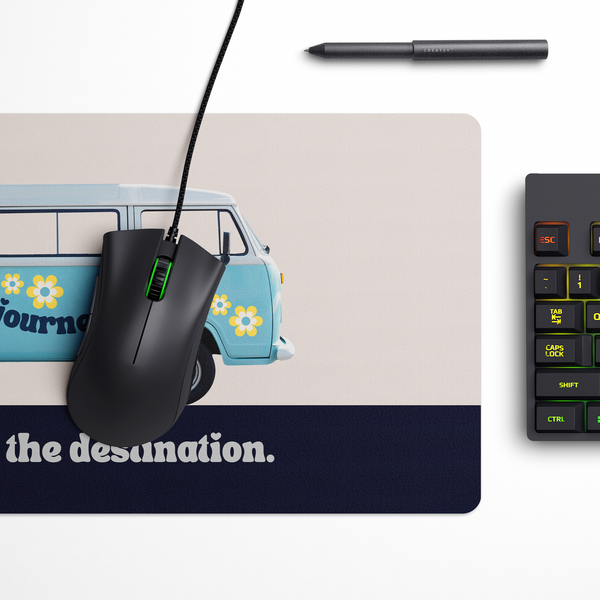 Love the journey more than the destination Desk Mat | Desk Pad | Mouse Pad