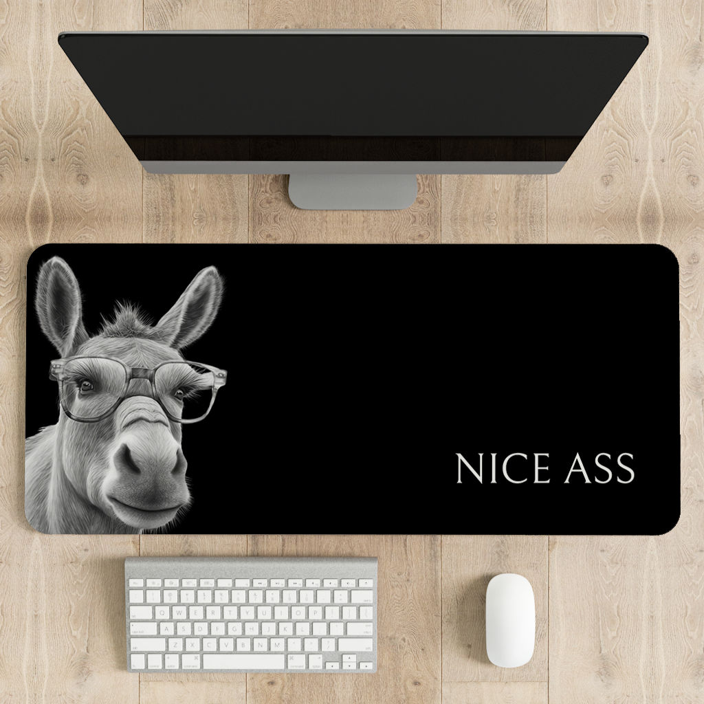 Donkey Humor Desk Mat | Desk Pad | Mouse Pad