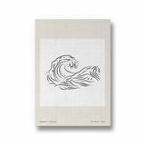 Waves Modern Line Wall Art