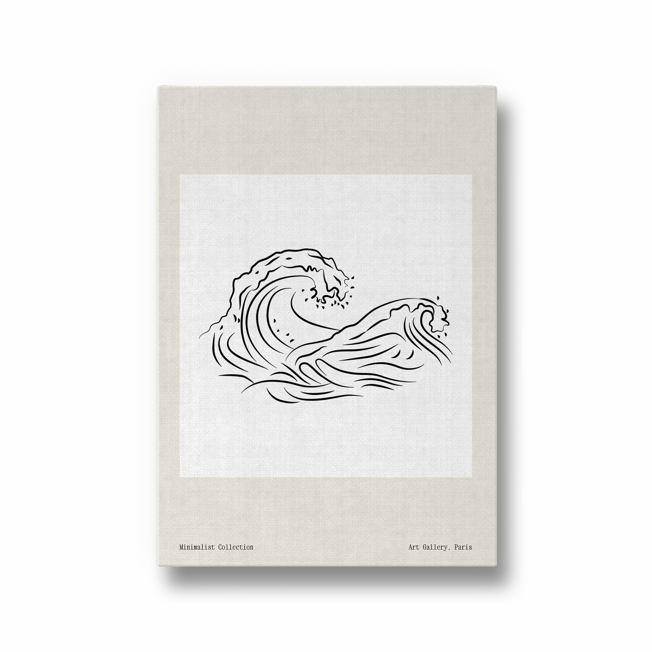 Waves Modern Line Wall Art