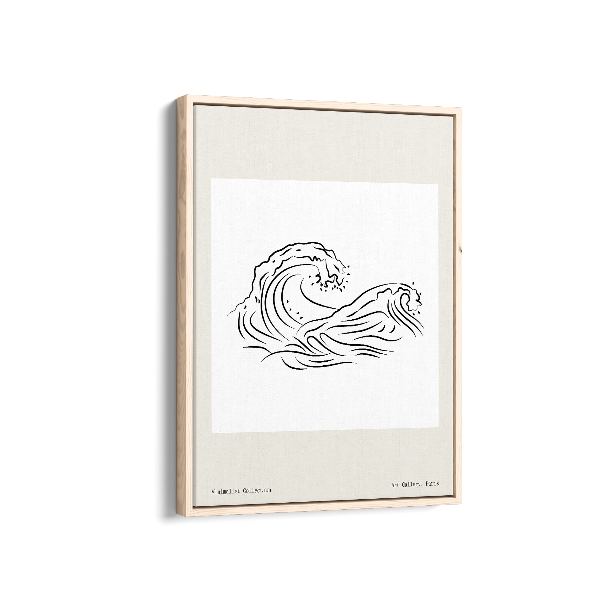 Waves Modern Line Wall Art