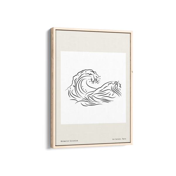 Waves Modern Line Wall Art