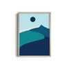 Blank Dust Landscape Modern Wall Art