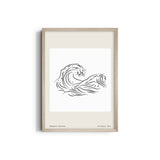 Waves Modern Line Wall Art